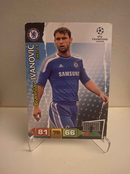 Fodbold kort Panini Adrenalyn XL UEFA Champions League 2011/2012 - Chelsea Branislav Ivanovic - Pokedexet