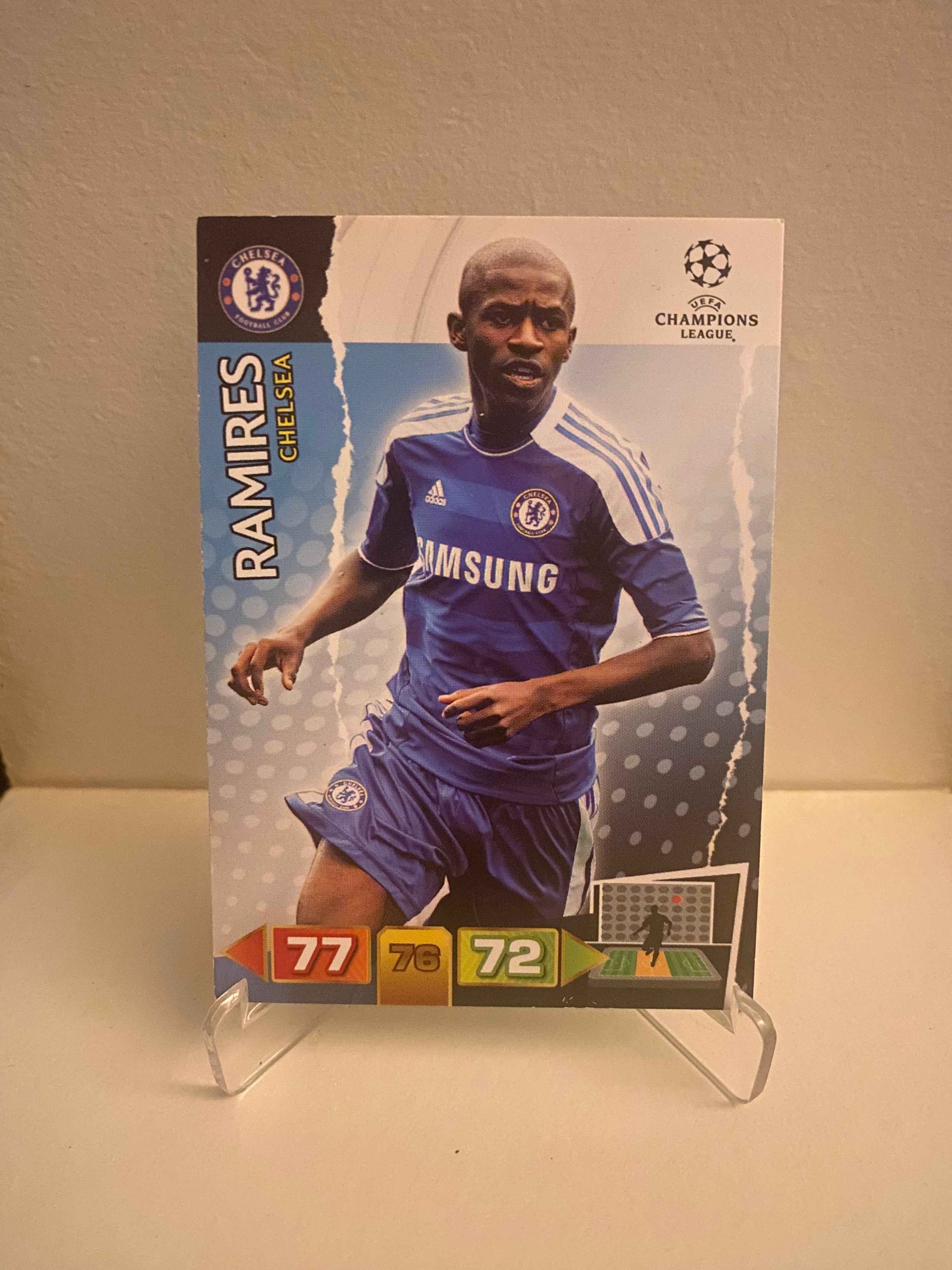 Fodbold kort Panini Adrenalyn XL UEFA Champions League 2011/2012 - Chelsea Ramires - Pokedexet