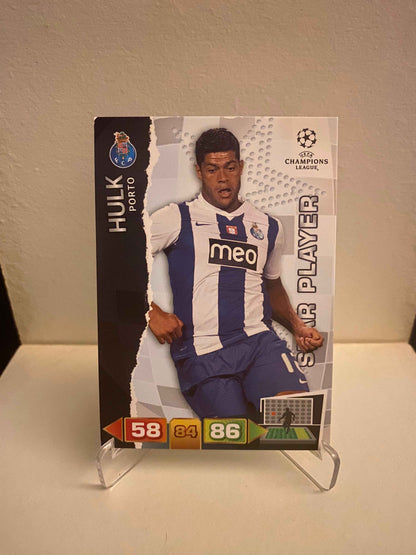 Fodbold kort Panini Adrenalyn XL UEFA Champions League 2011/2012 - FC Porto Hulk - Pokedexet