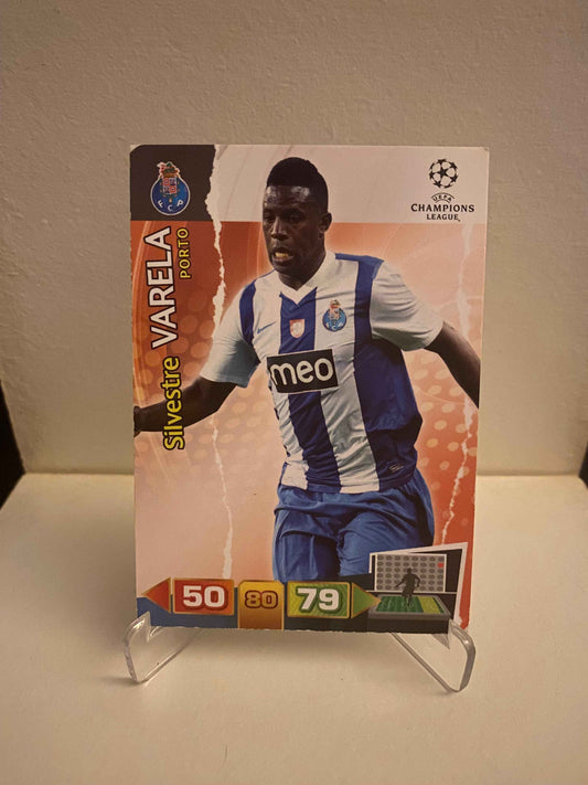 Fodbold kort Panini Adrenalyn XL UEFA Champions League 2011/2012 - FC Porto Silvestre Varela - Pokedexet