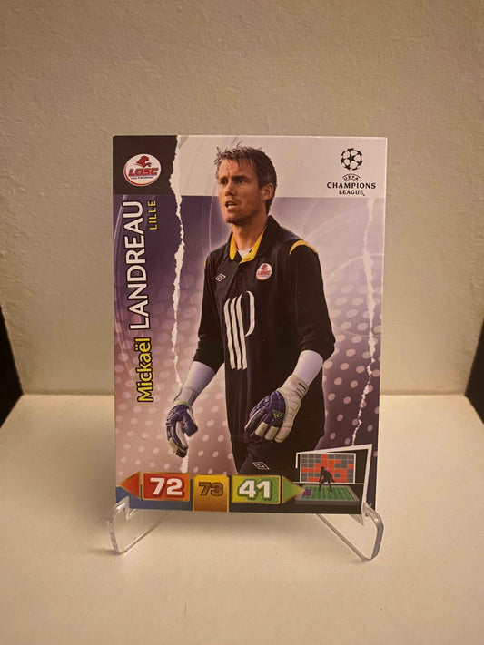 Fodbold kort Panini Adrenalyn XL UEFA Champions League 2011/2012 - Lille Mickael Landreau - Pokedexet