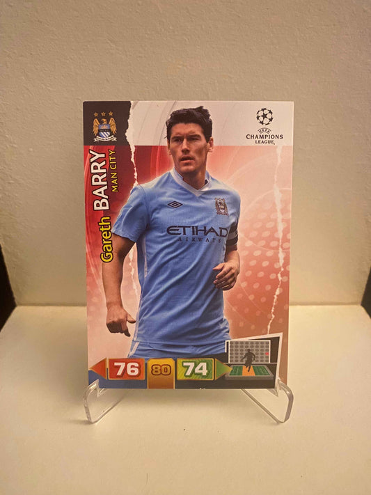 Fodbold kort Panini Adrenalyn XL UEFA Champions League 2011/2012 - Manchester City Gareth Barry - Pokedexet