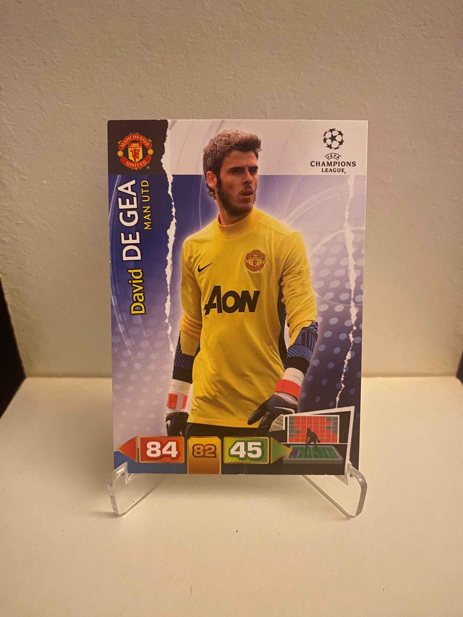 Fodbold kort Panini Adrenalyn XL UEFA Champions League 2011/2012 - Manchester United David De Gea - Pokedexet