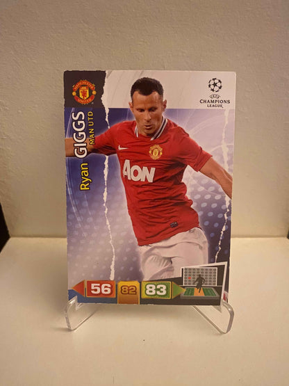 Fodbold kort Panini Adrenalyn XL UEFA Champions League 2011/2012 - Manchester United Ryan Giggs - Pokedexet