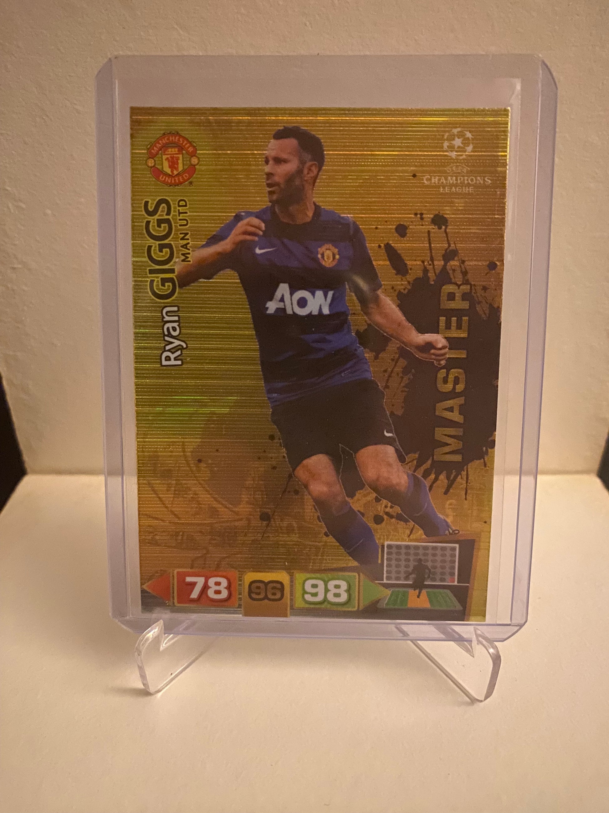Panini Adrenalyn XL UEFA Champions League 2011/2012 Manchester United Ryan Giggs Holofoil