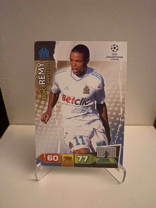 Fodbold kort Panini Adrenalyn XL UEFA Champions League 2011/2012 - Marseille Loic Remy - Pokedexet