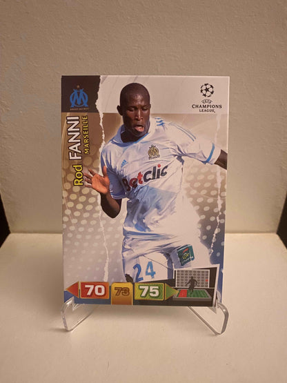 Fodbold kort Panini Adrenalyn XL UEFA Champions League 2011/2012 - Marseille Rod Fanni - Pokedexet