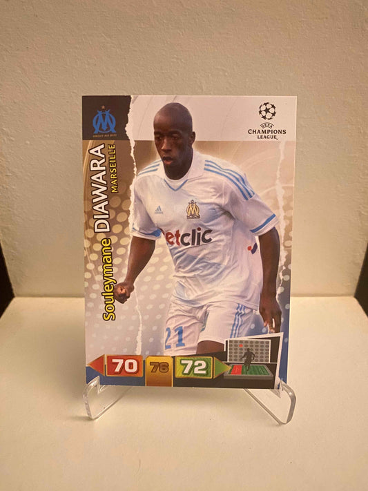 Fodbold kort Panini Adrenalyn XL UEFA Champions League 2011/2012 - Marseille Souleymane Diawara - Pokedexet