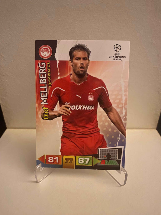 Fodbold kort Panini Adrenalyn XL UEFA Champions League 2011/2012 - Olympiakos Olof Mellberg - Pokedexet