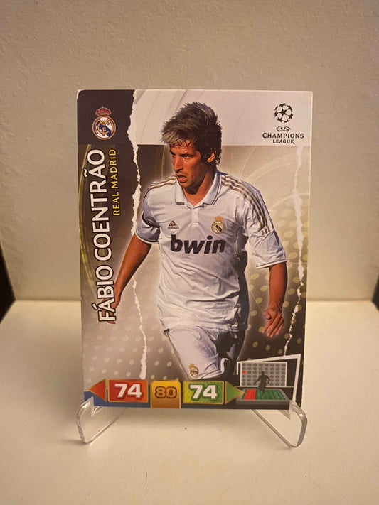Fodbold kort Panini Adrenalyn XL UEFA Champions League 2011/2012 - Real Madrid Fabio Coentrao - Pokedexet