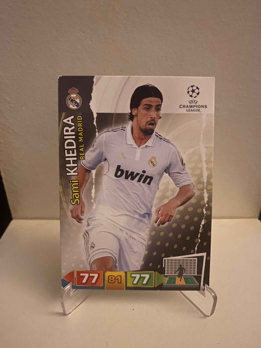 Fodbold kort Panini Adrenalyn XL UEFA Champions League 2011/2012 - Real Madrid Sami Khedira - Pokedexet