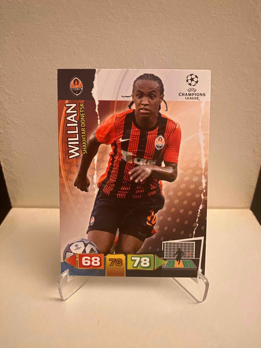 Fodbold kort Panini Adrenalyn XL UEFA Champions League 2011/2012 - Shakhtar Donetsk Willian - Pokedexet