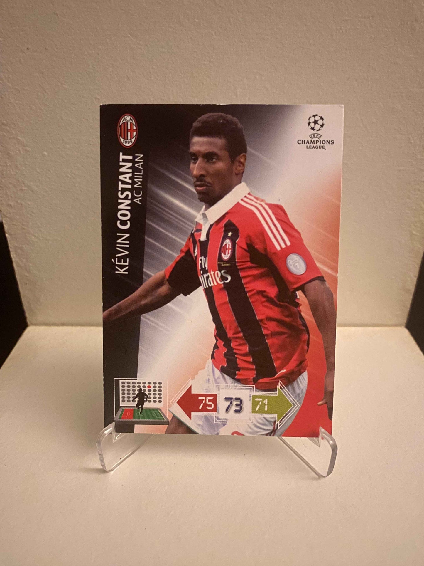 Fodbold kort Panini Adrenalyn XL UEFA Champions League 2012/2013 - AC Milan Kevin Constant - Pokedexet