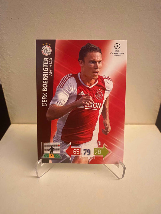 Fodbold kort Panini Adrenalyn XL UEFA Champions League 2012/2013 - Ajax Derk Boerrigter - Pokedexet