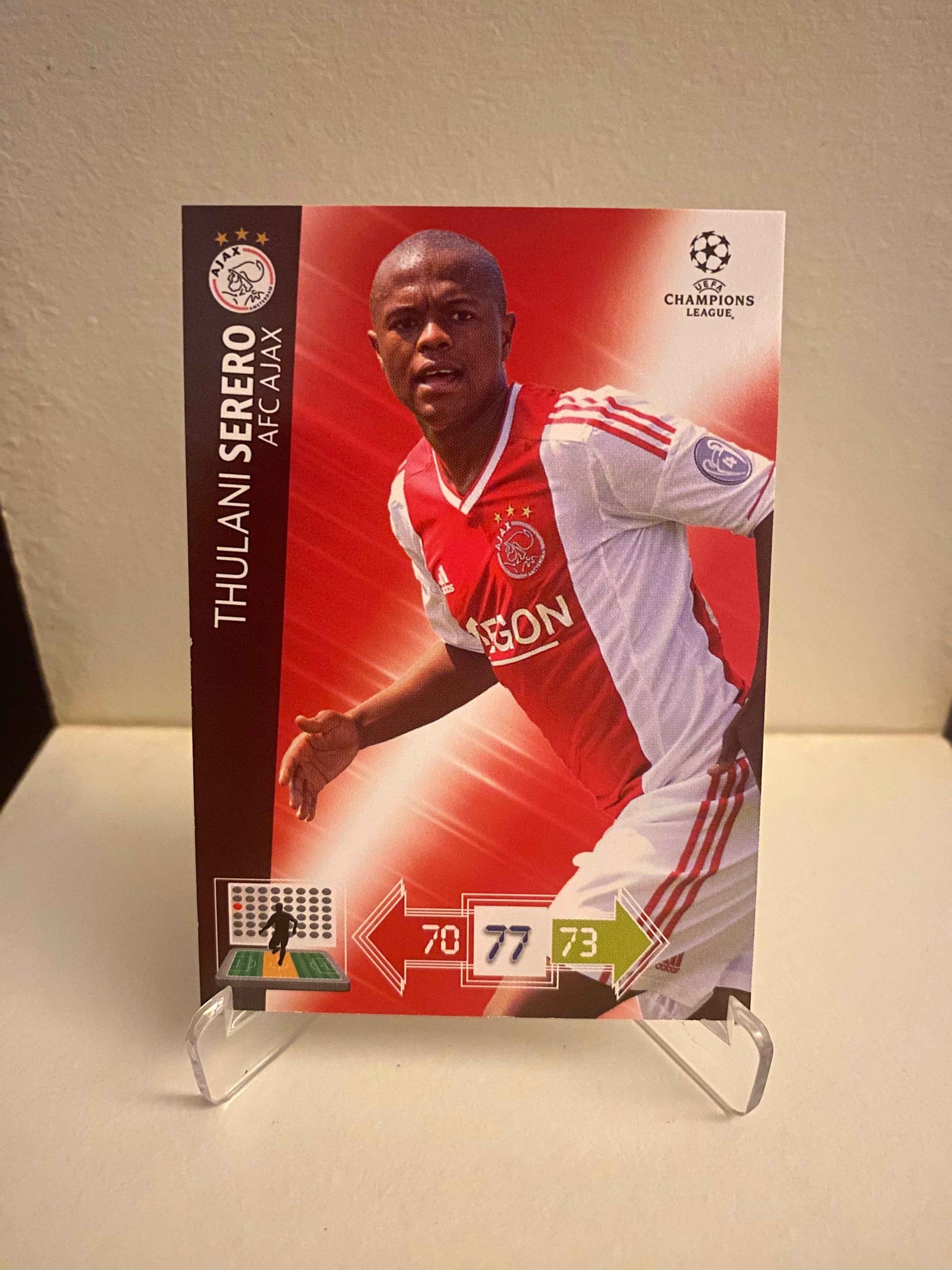 Fodbold kort Panini Adrenalyn XL UEFA Champions League 2012/2013 - Ajax Thulani Serero - Pokedexet
