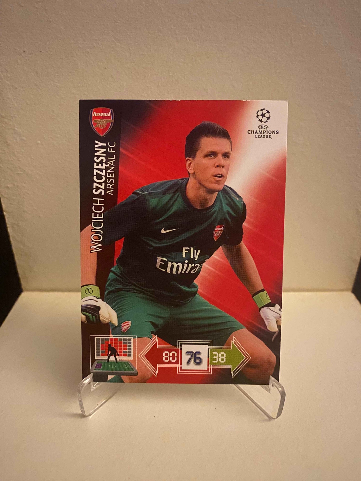 Fodbold kort Panini Adrenalyn XL UEFA Champions League 2012/2013 - Arsenal Wojciech Szczesny - Pokedexet