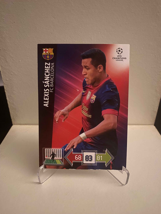 Fodbold kort Panini Adrenalyn XL UEFA Champions League 2012/2013 - Barcelona Alexis Sanchez - Pokedexet
