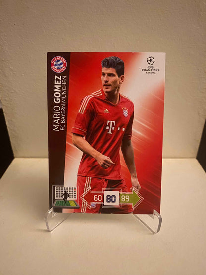 Fodbold kort Panini Adrenalyn XL UEFA Champions League 2012/2013 - Bayern München Mario Gomez - Pokedexet