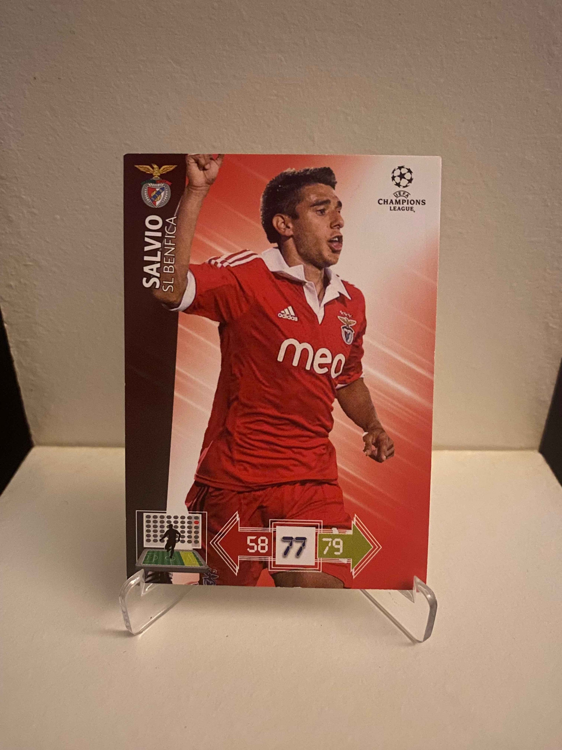 Fodbold kort Panini Adrenalyn XL UEFA Champions League 2012/2013 - Benfica Salvio - Pokedexet
