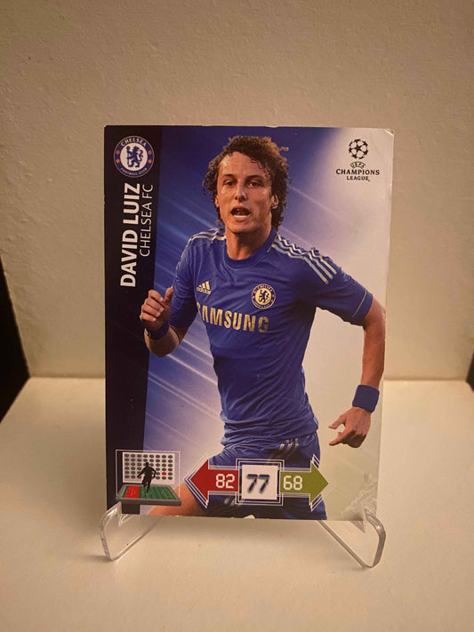 Fodbold kort Panini Adrenalyn XL UEFA Champions League 2012/2013 - Chelsea David Luiz - Pokedexet