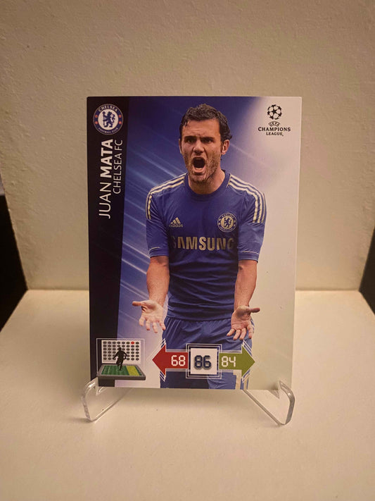 Fodbold kort Panini Adrenalyn XL UEFA Champions League 2012/2013 - Chelsea Juan Mata - Pokedexet