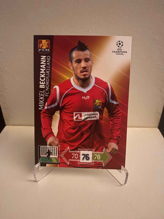 Fodbold kort Panini Adrenalyn XL UEFA Champions League 2012/2013 - FC Nordsjælland Mikkel Beckmann - Pokedexet