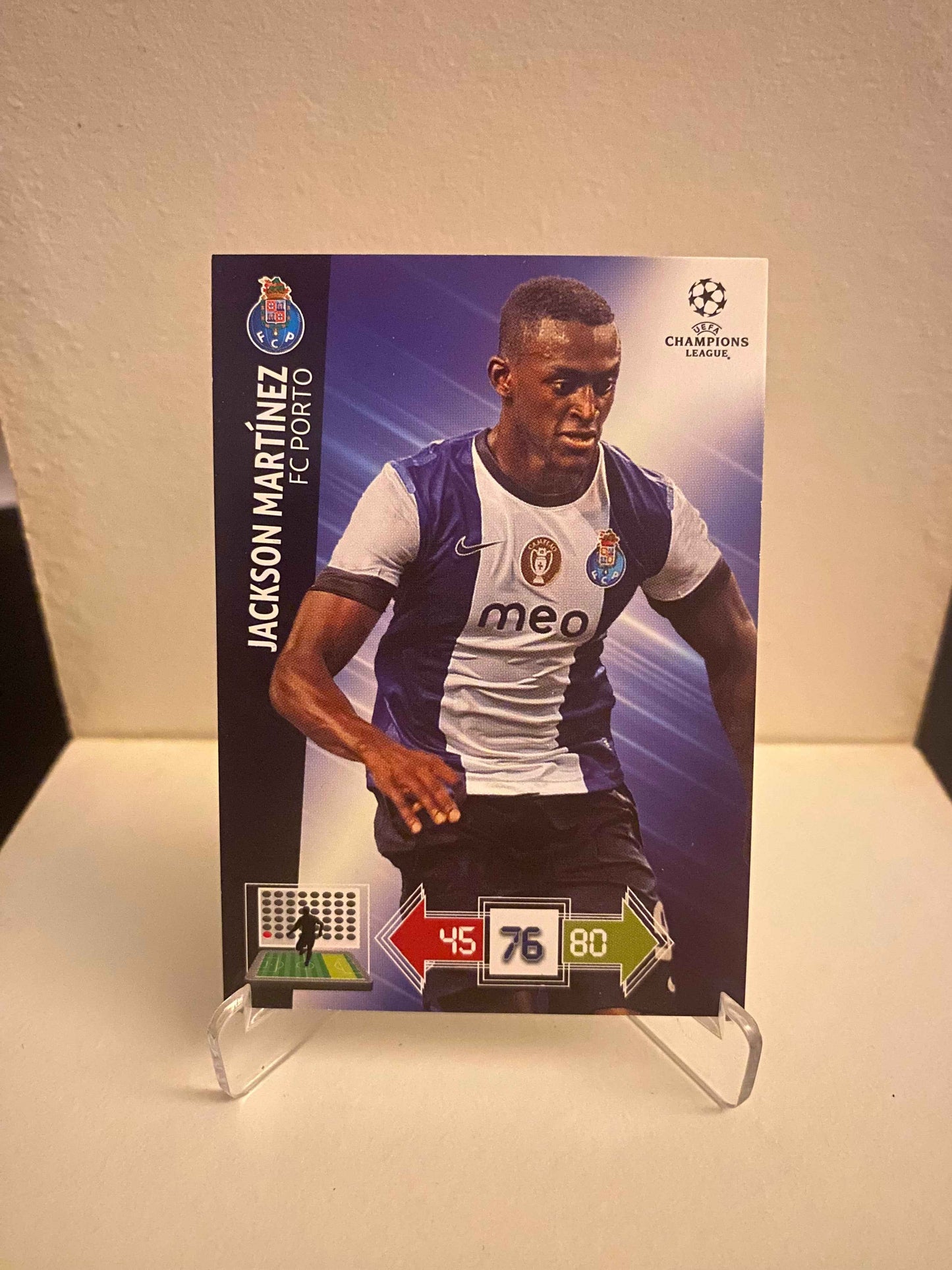 Fodbold kort Panini Adrenalyn XL UEFA Champions League 2012/2013 - FC Porto Jackson Martinez - Pokedexet