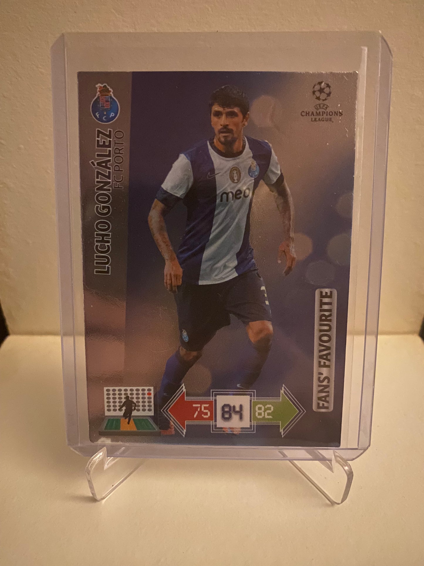 Fodbold kort Panini Adrenalyn XL UEFA Champions League 2012/2013 - FC Porto Lucho Gonzalez Holofoil - Pokedexet