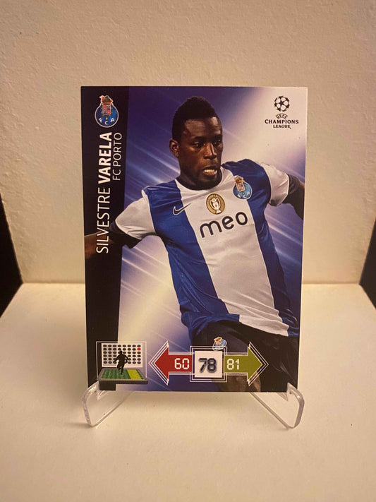Fodbold kort Panini Adrenalyn XL UEFA Champions League 2012/2013 - FC Porto Silvestre Varela - Pokedexet