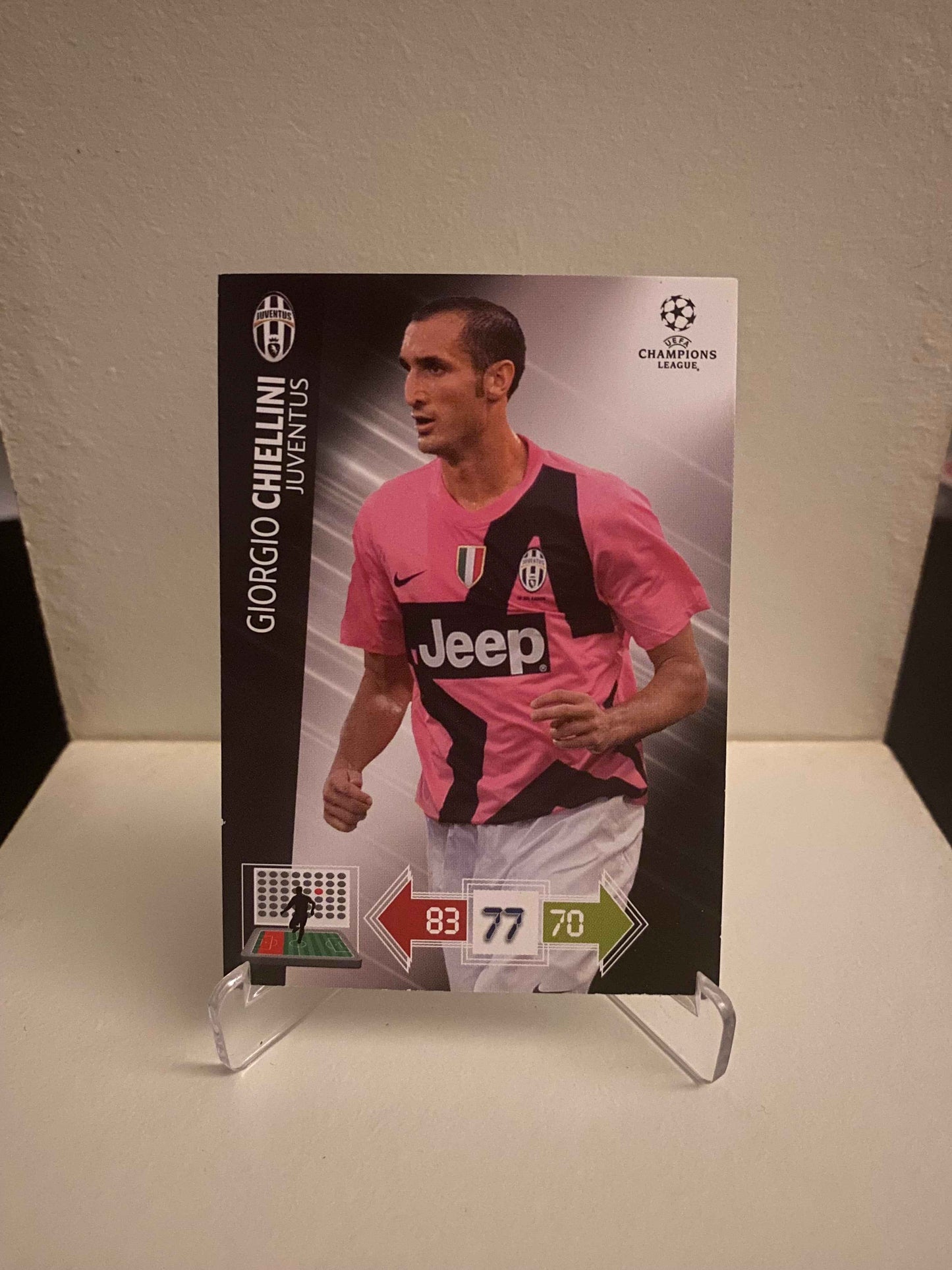 Fodbold kort Panini Adrenalyn XL UEFA Champions League 2012/2013 - Juventus Giorgio Chiellini - Pokedexet