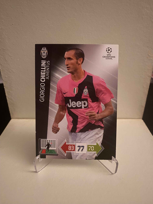Fodbold kort Panini Adrenalyn XL UEFA Champions League 2012/2013 - Juventus Giorgio Chiellini - Pokedexet