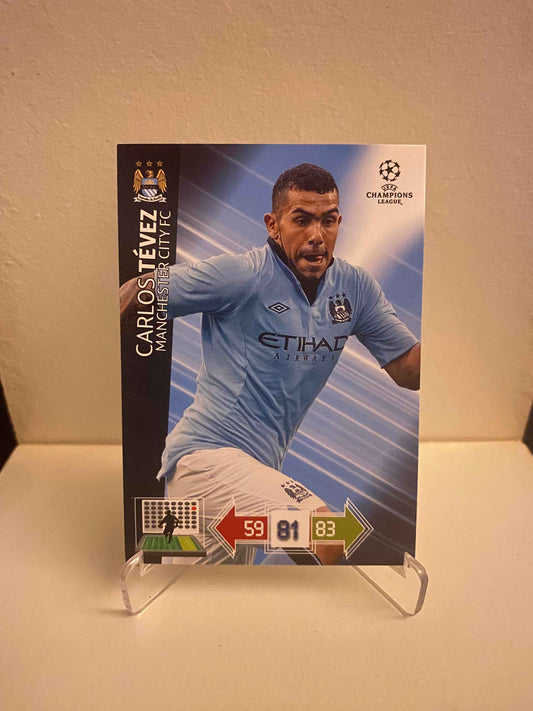 Fodbold kort Panini Adrenalyn XL UEFA Champions League 2012/2013 - Manchester City Carlos Tevez - Pokedexet