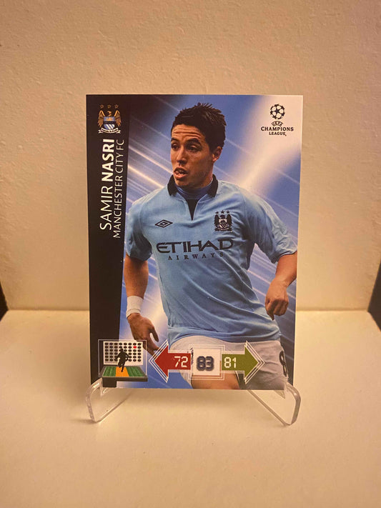 Fodbold kort Panini Adrenalyn XL UEFA Champions League 2012/2013 - Manchester City Samir Nasri - Pokedexet