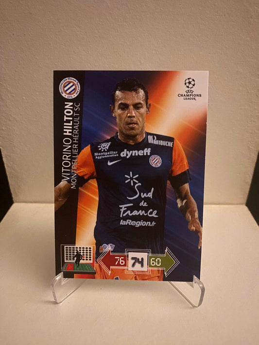 Fodbold kort Panini Adrenalyn XL UEFA Champions League 2012/2013 - Montpellier Vitorino Hilton - Pokedexet