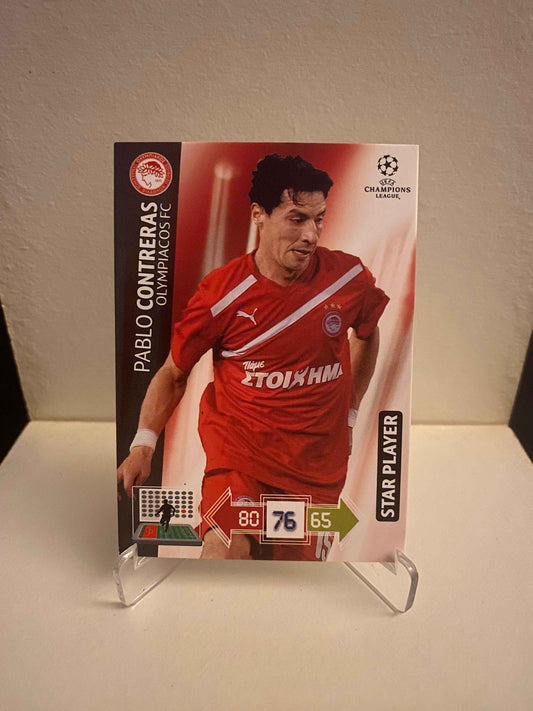 Fodbold kort Panini Adrenalyn XL UEFA Champions League 2012/2013 - Olympiakos Pablo Contreras - Pokedexet