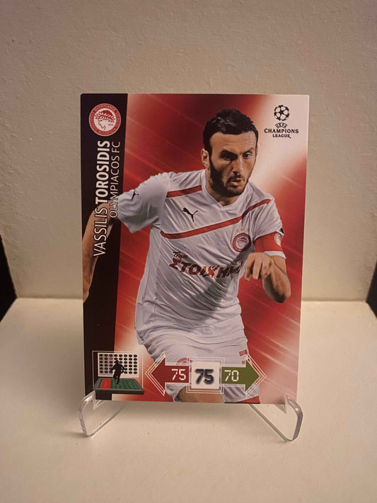Fodbold kort Panini Adrenalyn XL UEFA Champions League 2012/2013 - Olympiakos Vassilis Torosidis - Pokedexet