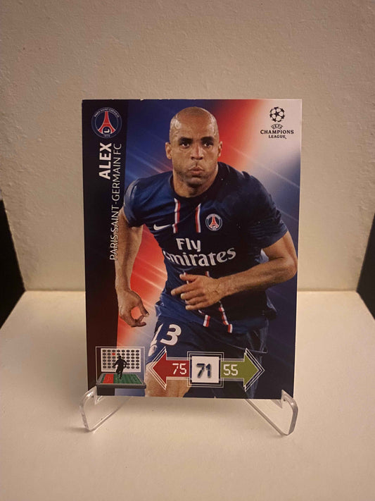 Fodbold kort Panini Adrenalyn XL UEFA Champions League 2012/2013 - Paris Saint Germain Alex - Pokedexet