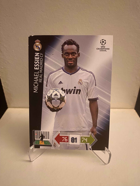 Fodbold kort Panini Adrenalyn XL UEFA Champions League 2012/2013 - Real Madrid Michael Essien - Pokedexet