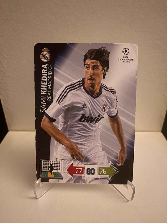 Fodbold kort Panini Adrenalyn XL UEFA Champions League 2012/2013 - Real Madrid Sami Khedira - Pokedexet