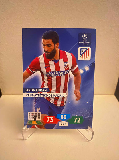 Fodbold kort Panini Adrenalyn XL UEFA Champions League 2013/2014 - Atletico Madrid Arda Turan - Pokedexet