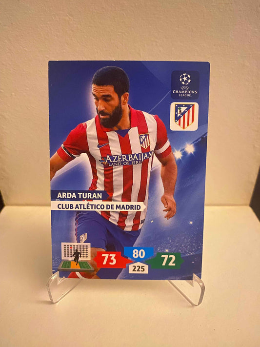 Fodbold kort Panini Adrenalyn XL UEFA Champions League 2013/2014 - Atletico Madrid Arda Turan - Pokedexet