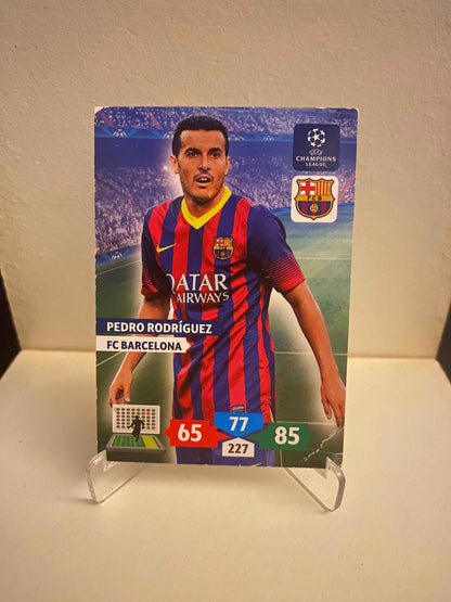 Fodbold kort Panini Adrenalyn XL UEFA Champions League 2013/2014 - Barcelona Pedro Rodriguez - Pokedexet