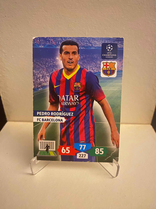 Fodbold kort Panini Adrenalyn XL UEFA Champions League 2013/2014 - Barcelona Pedro Rodriguez - Pokedexet