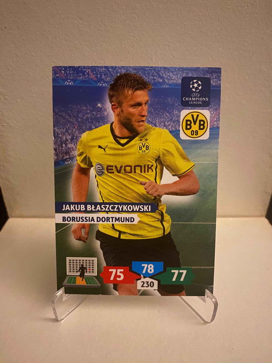 Fodbold kort Panini Adrenalyn XL UEFA Champions League 2013/2014 - Borussia Dortmund Jakub Blaszczykowski - Pokedexet