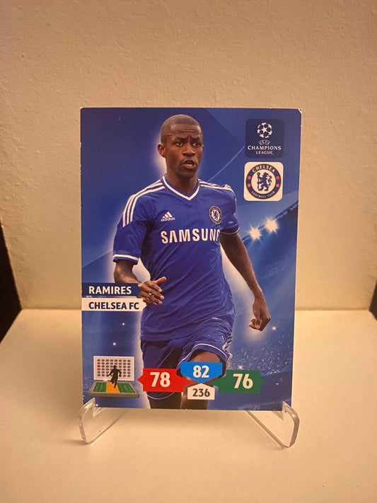 Fodbold kort Panini Adrenalyn XL UEFA Champions League 2013/2014 - Chelsea Ramires - Pokedexet