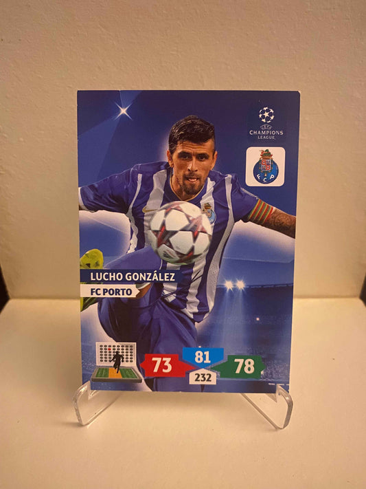 Fodbold kort Panini Adrenalyn XL UEFA Champions League 2013/2014 - FC Porto Lucho Gonzalez - Pokedexet