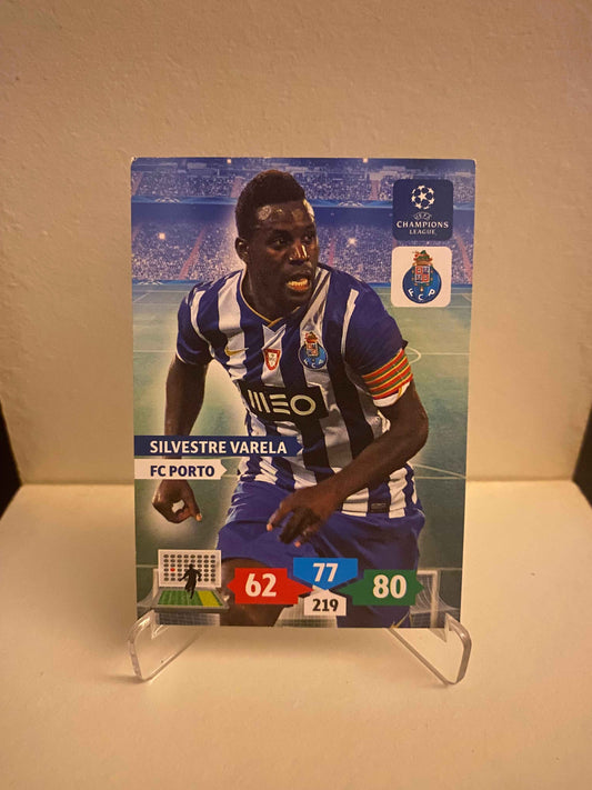 Fodbold kort Panini Adrenalyn XL UEFA Champions League 2013/2014 - FC Porto Silvestre Varela - Pokedexet