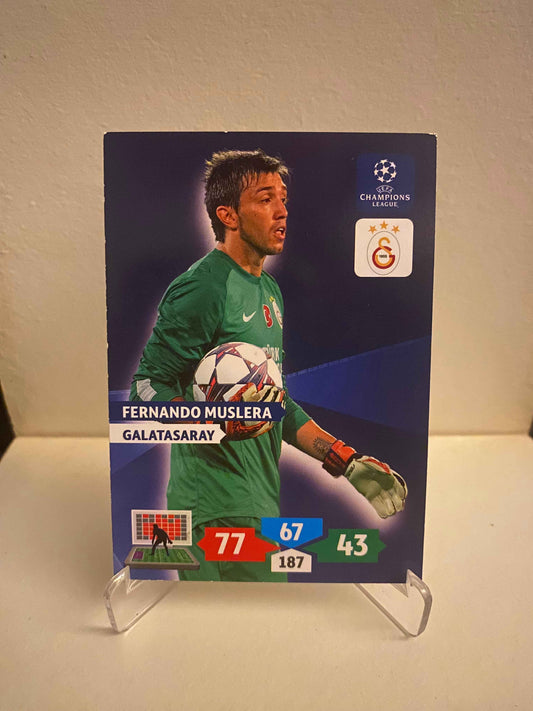 Fodbold kort Panini Adrenalyn XL UEFA Champions League 2013/2014 - Galatasaray Fernando Muslera - Pokedexet