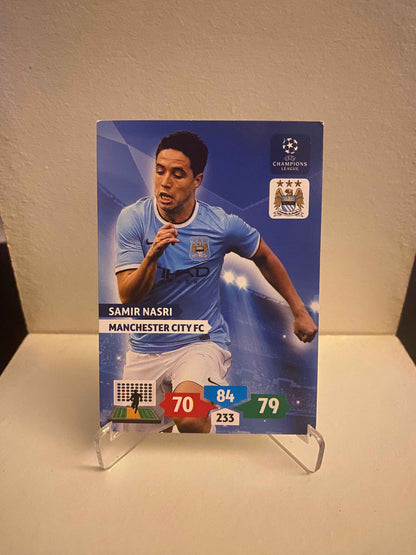 Fodbold kort Panini Adrenalyn XL UEFA Champions League 2013/2014 - Manchester City Samir Nasri - Pokedexet