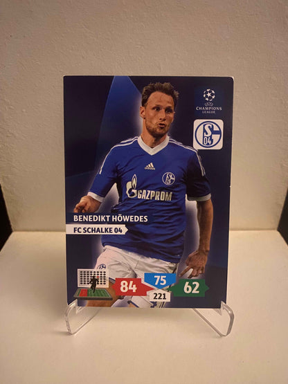 Fodbold kort Panini Adrenalyn XL UEFA Champions League 2013/2014 - Schalke 04 Benedikt Howedes - Pokedexet